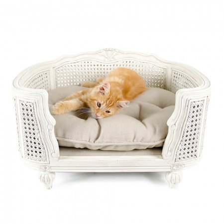 Lord Lou Kattenmand Arthur Linen Ecru lord lou kopen in de aanbieding