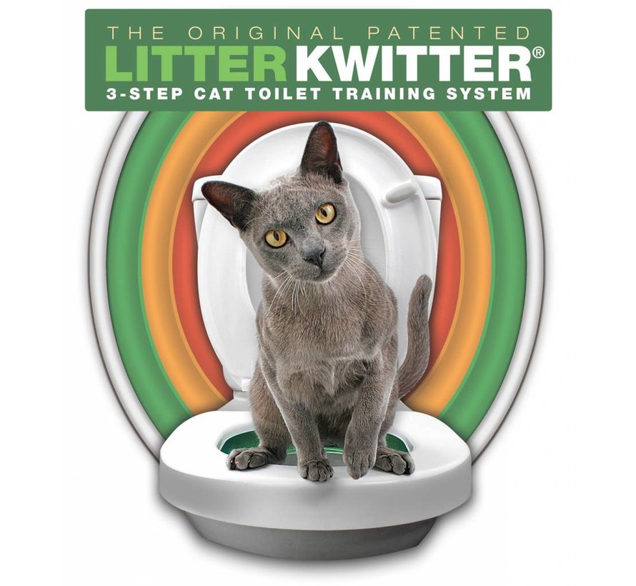 Toilet training system for cats