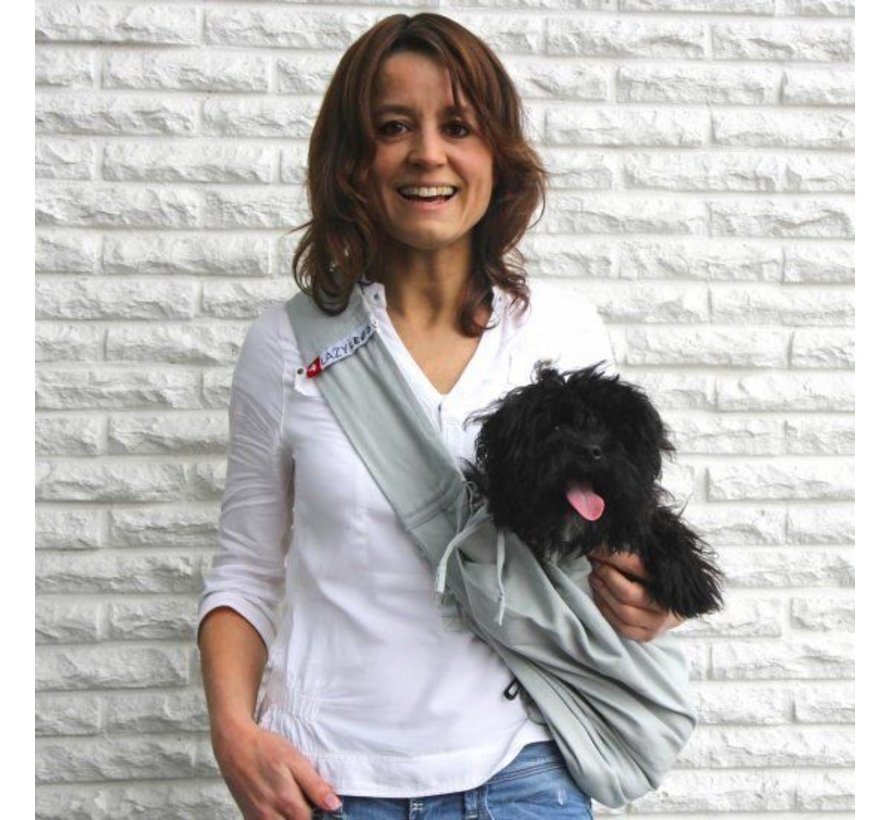Dog Sling Canvas Grey XS