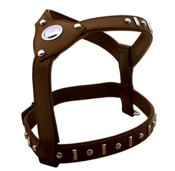 Doxtasy Dog Harness Knight Brown & Silver
