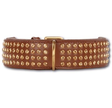 Doxtasy Dog Collar Swarovski Extreme Brown 45mm