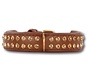 Dog Collar Swarovski Extreme Brown 30 mm