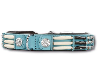 Doxtasy Dog Collar Baby Blue Eagle 25mm