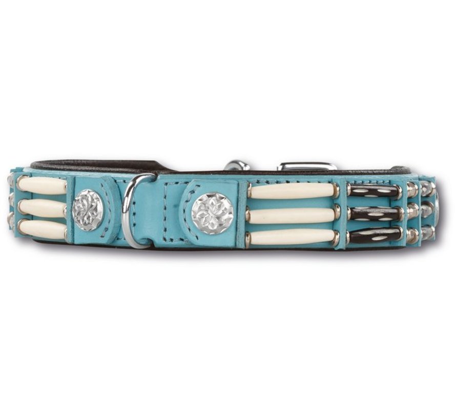 Dog Collar Baby Blue Eagle 25mm