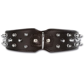 Doxtasy Dog Collar Savage Spikes Black 45mm