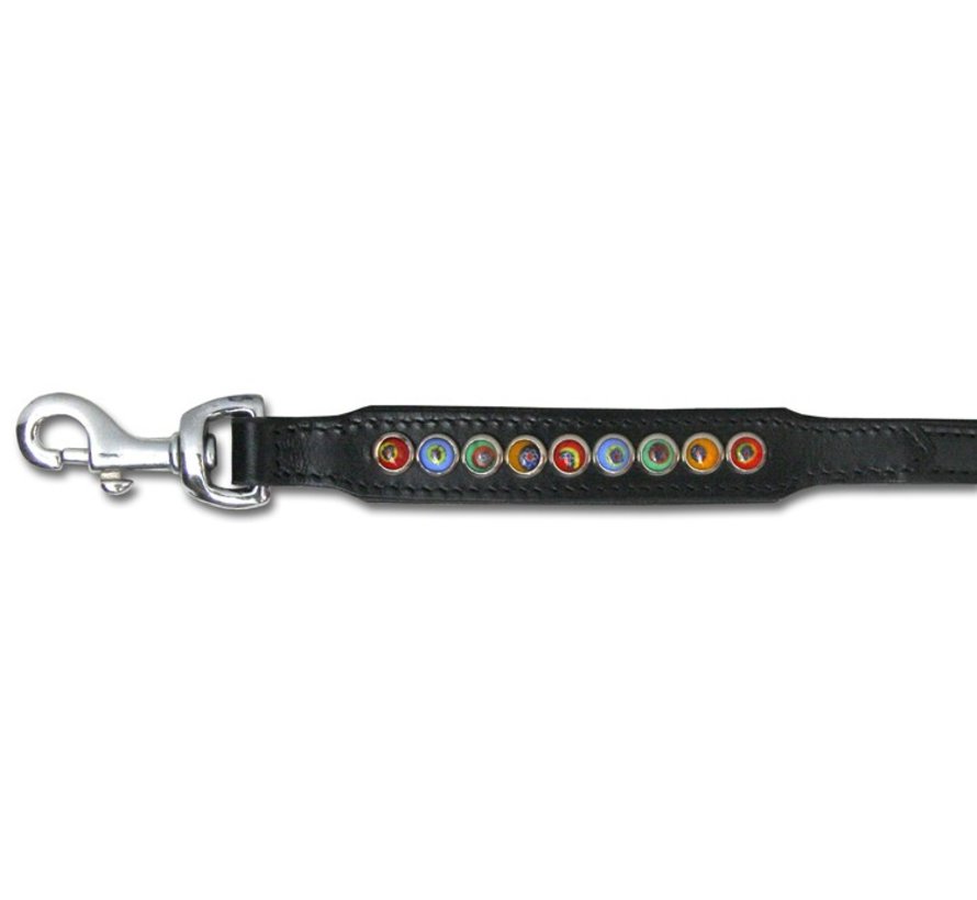 Dog Leash Silly Stones Black