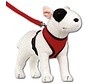 Hondentuig Round Loop Harness Mesh Red
