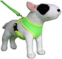 Dog Harness Round Loop Harness Mesh Fluo Green