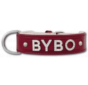 Doxtasy Dog Collar With Name Red (Medium)