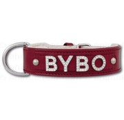 Doxtasy Dog Collar With Name Red (Large)