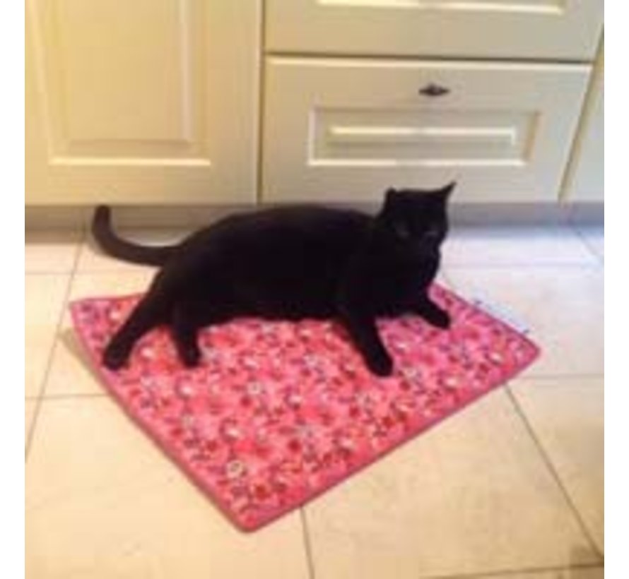 Aqua Coolkeeper Koelhalsband Voor Honden - XL Maat Rozenprint - Bescherming Tegen Oververhitting