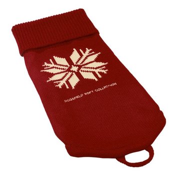 Hunter Dog Sweater Red Snow