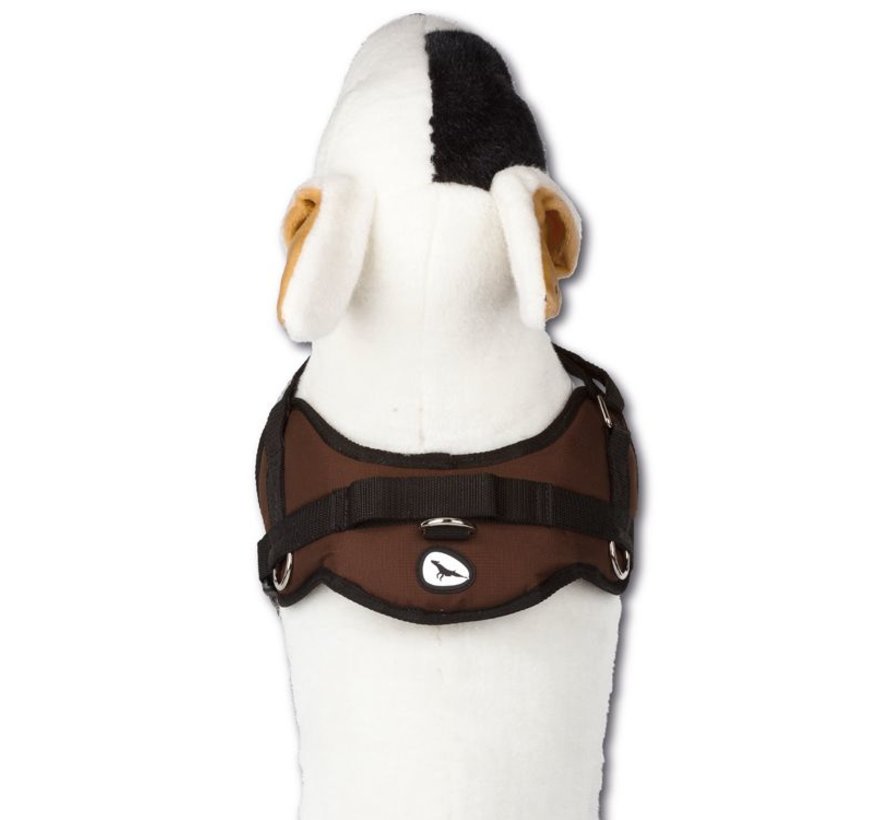 Dog Survival harness Chocolate Brown