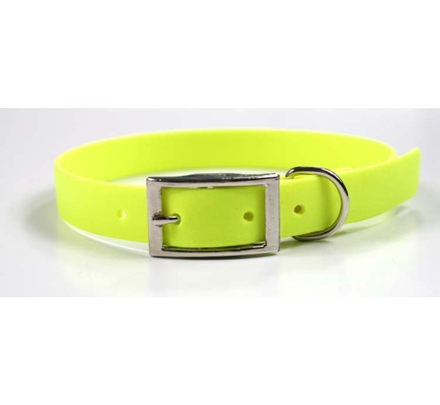 Dog Collar Biothane Neon Yellow