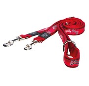 Rogz Hondenriem Multi Purpose Red Bone