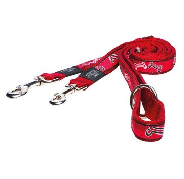 Rogz Dog Leash Multi Purpose Red Bone