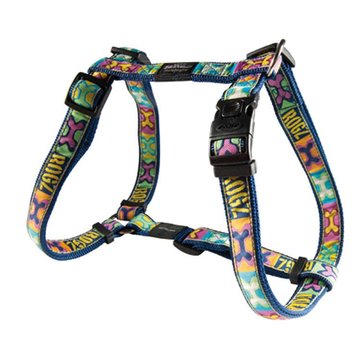 Rogz Dog Harness Pop Art Navy