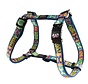 Dog Harness Pop Art Navy