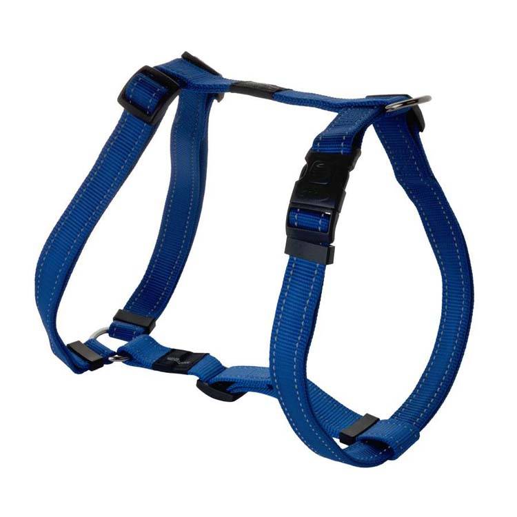 Afbeelding Rogz for Dogs Nitelife Hondentuig Verstelbaar Blauw 36 x 1,1 cm door Petsonline