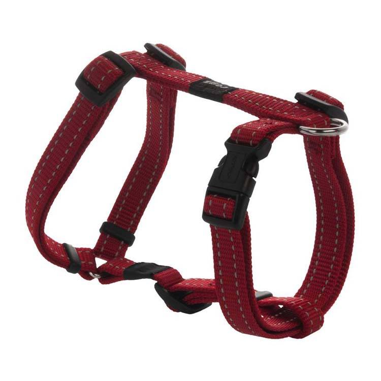 Afbeelding Rogz for Dogs Snake Hondentuig Verstelbaar Rood 52 x 1,6 cm door Petsonline