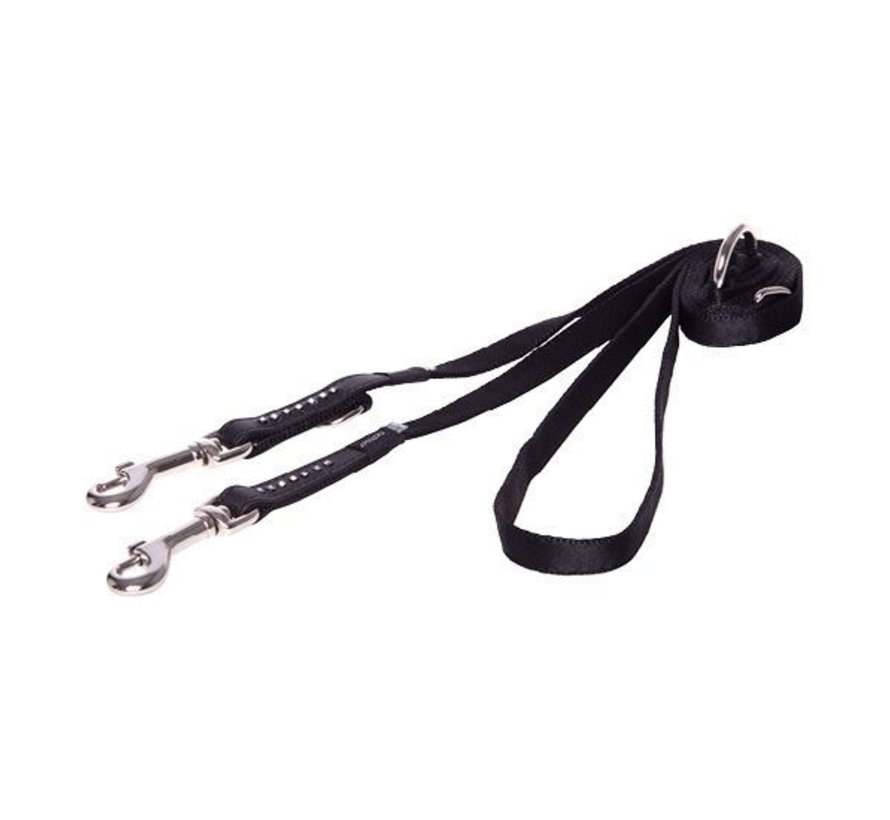 Dog Leash Multi Purpose Luna Black