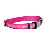 Rogz Dog Collar Trendy Pink Bones