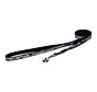 Dog Leash Trendy Black Bones