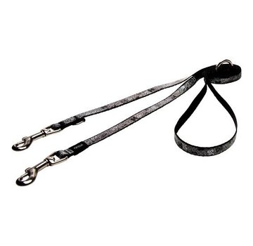 Rogz Dog Leash Multi Purpose Trendy Black Bones