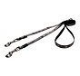 Dog Leash Multi Purpose Trendy Black Bones