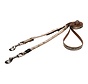 Dog Leash Multi Purpose Trendy Brown Bones