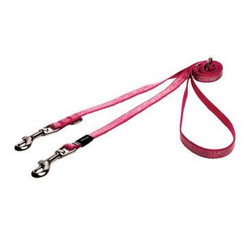 Rogz Dog Leash Multi Purpose Trendy Pink Bones