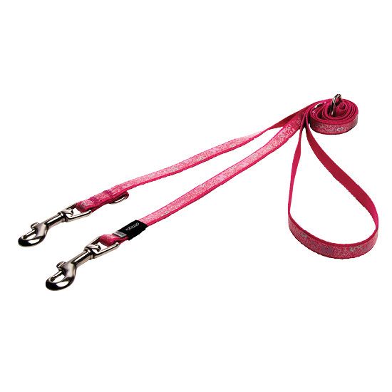 Hondenriem Multi Purpose Trendy Pink Bones