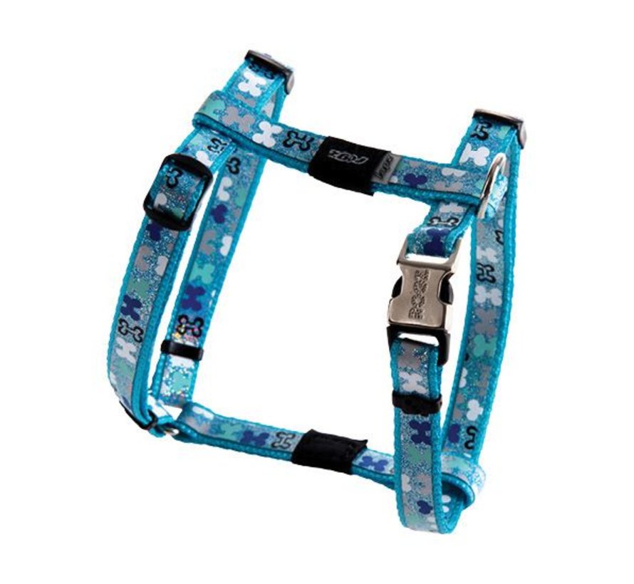 Dog Harness Trendy Blue Bones