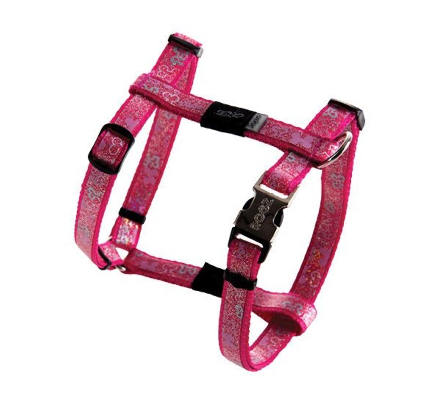 Dog Harness Trendy Pink Bones