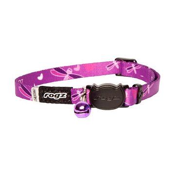 Rogz Cat Collar KiddyCat Purple Dragonfly