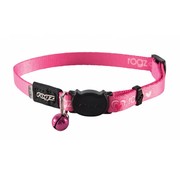 Rogz Cat Collar KiddyCat Pink Hearts