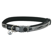 Rogz Kattenhalsband NightCat Black Paws