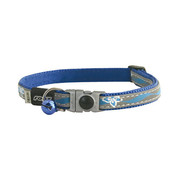 Rogz Cat Collar NightCat Blue Floral