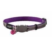 Rogz Cat Collar NightCat Purple Budgies