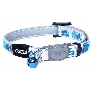 Rogz Cat Collar GlowCat Blue Floral