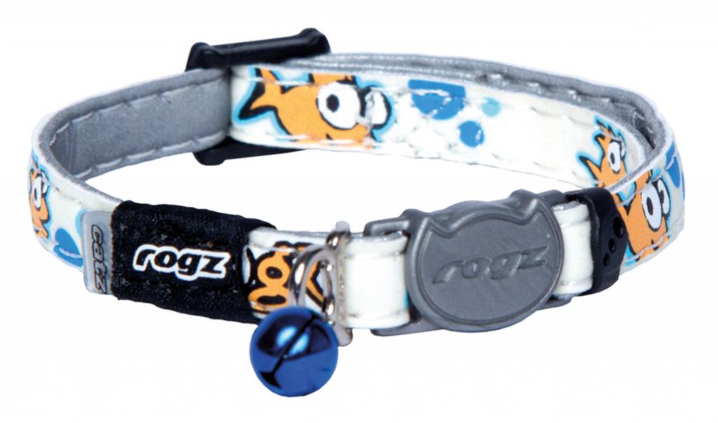 Rogz Cat Collar GlowCat Gold Fish