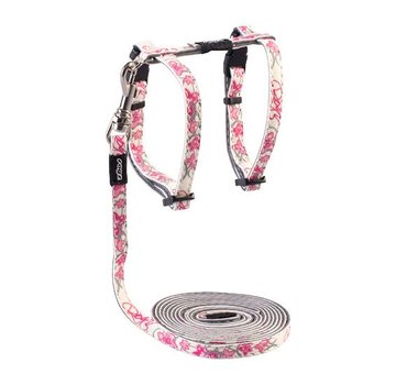 Rogz Cat Harness GlowCat Pink Butterflies