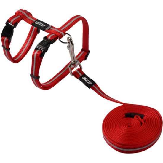 Rogz Cat Harness AlleyCat Red