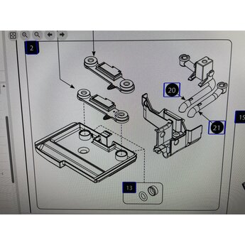 Cafitesse  WJM Tray Assembly EC-1