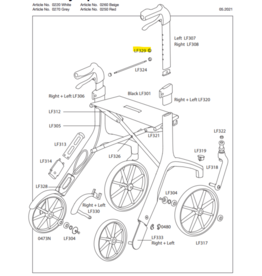 Trustcare Tuerca en forma de domo para el asiento