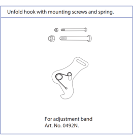 Trustcare Gancho con tornillos de fijación