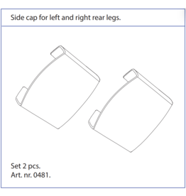 TrustCare Tapa lateral para pies traseros