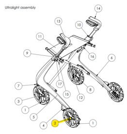 byACRE Rueda del eje trasero
