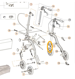 Uplivin Trive fourche avant droite