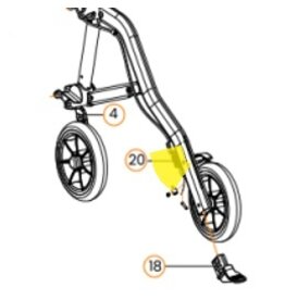 Uplivin Trive Cubierta de goma para el muelle del freno